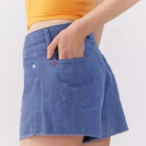 Urban Outfitters BDG Blue Corduroy Shorts Size 28 NWT
